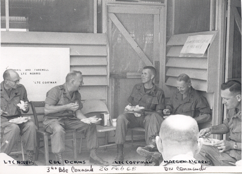 Command Change LTC Norris, COL Deams, LTC Coffman, MG Means jpg